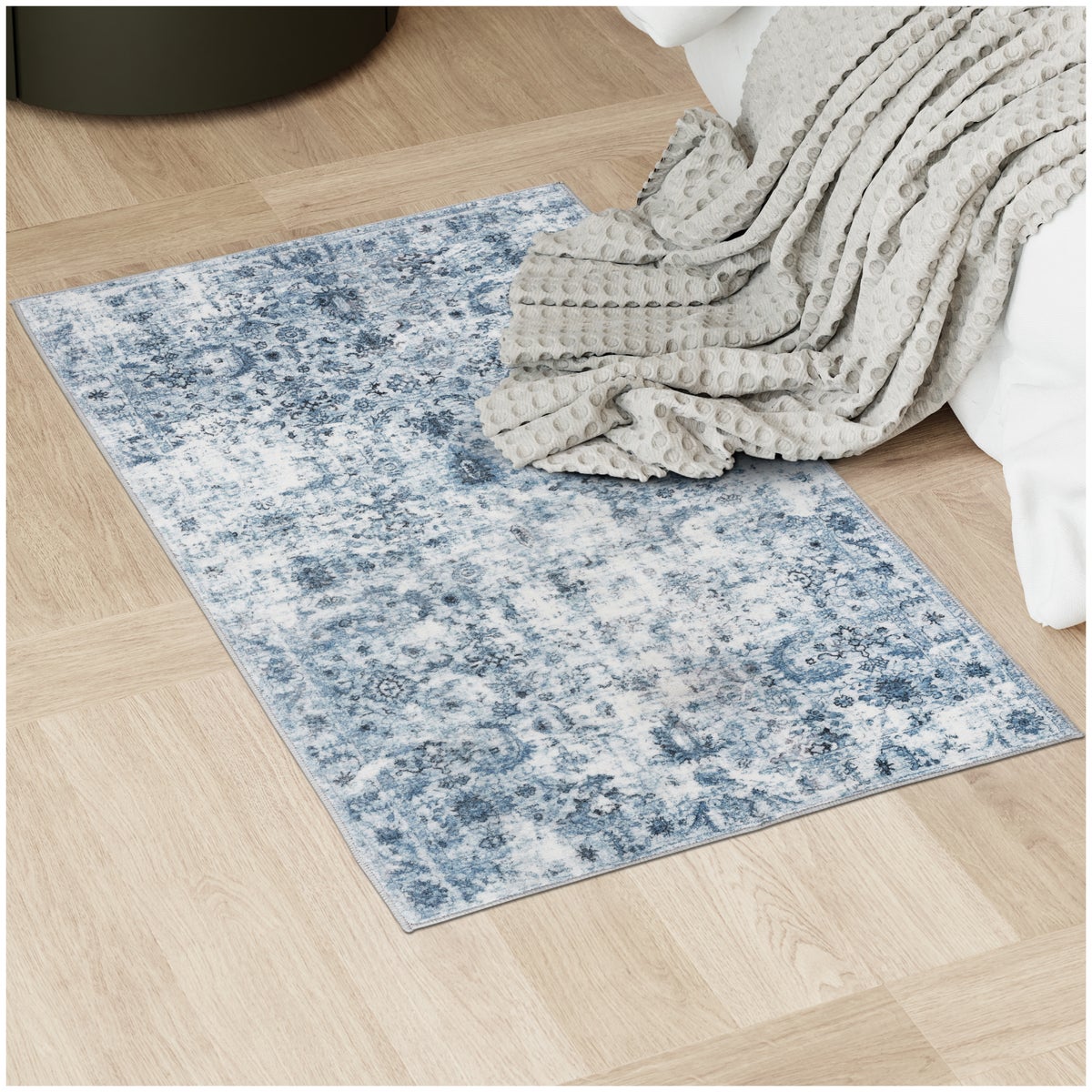 Vintage design vloerkleed tectake Amara, diverse maten, antislip achterkant