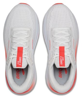 Chaussures Running Brooks Ghost Max 2 Blanc/Rose Femme