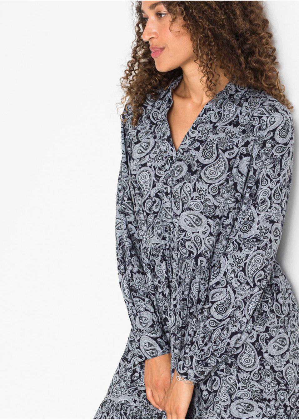 Robe midi à imprimé