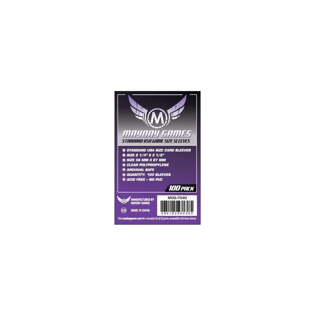 Mayday - Standard Usa Card Sleeves - 56x87 mm - 100p