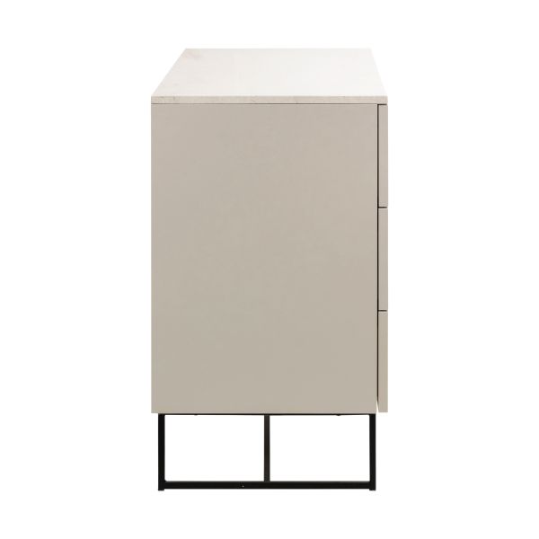 Kidsmill Modular 2 Commode 3L Mat Oatmeal - Zwart - Warm Taupe
