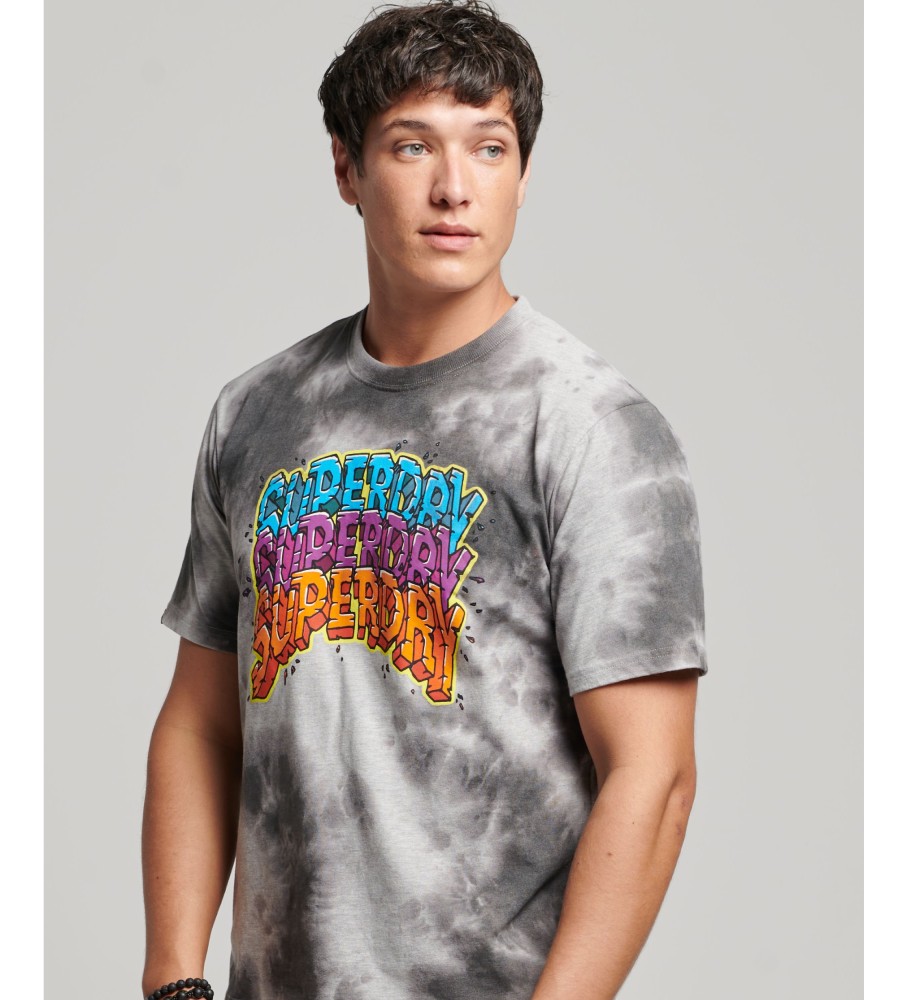 Camiseta Superdry Vintage Logo Creatures Cinza