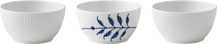 Royal Copenhagen Gift with History skålsæt 3 pak: 15 cl Hvid