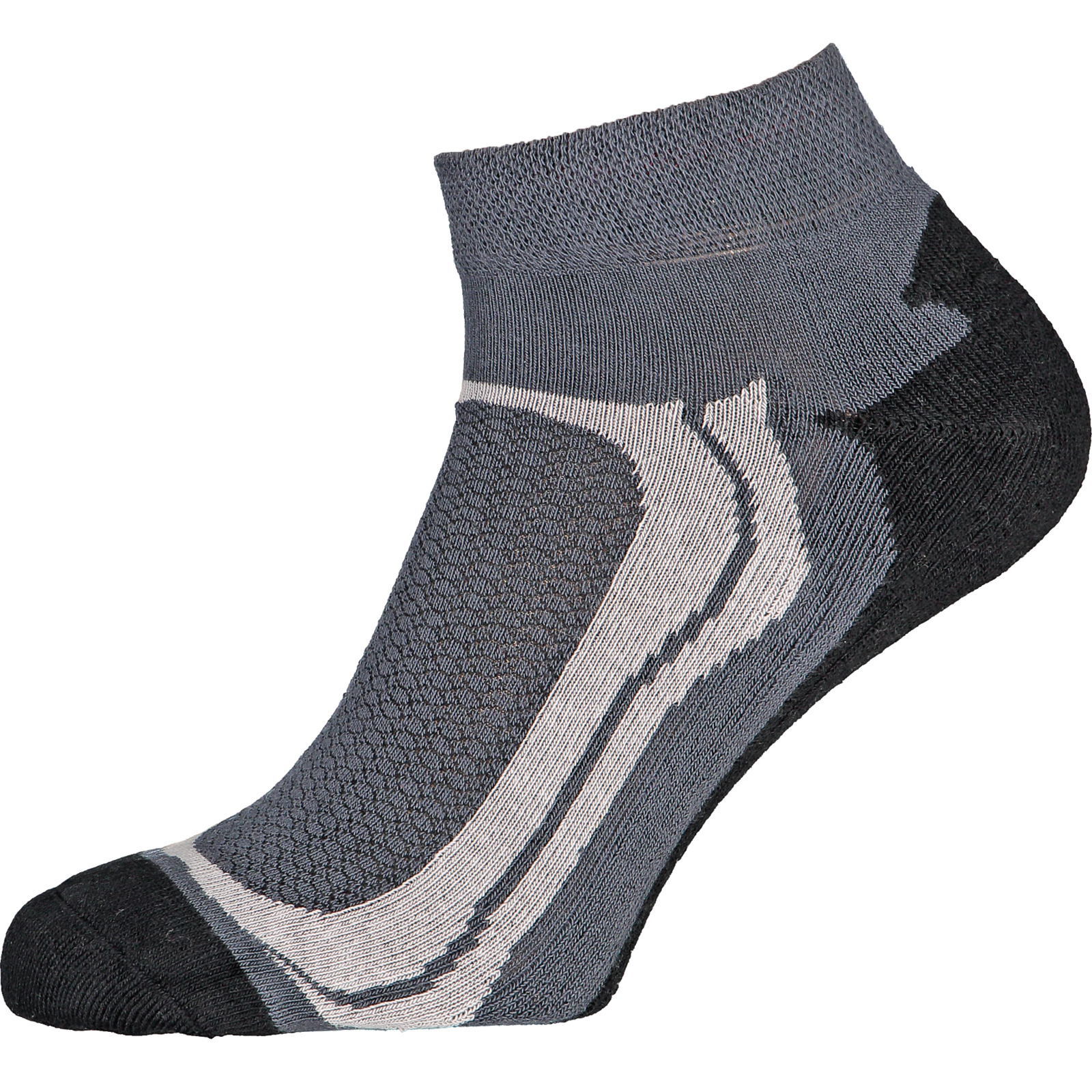 Rohner Sport-Sneakersocken, 3 Paar 35-38, hellgrau