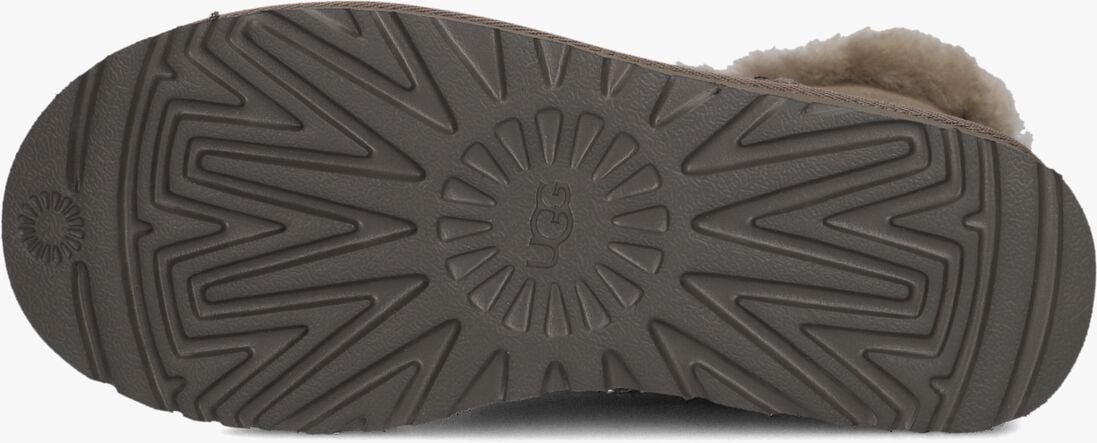 bruine ugg vachtlaarzen classic mini alpine