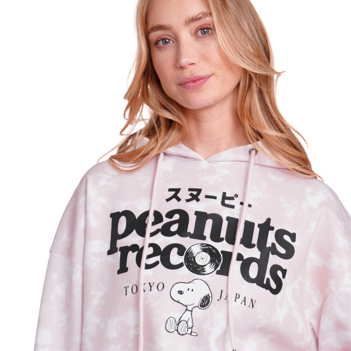 Jonas Nielsen Peanuts Hoodie mit Print helllila