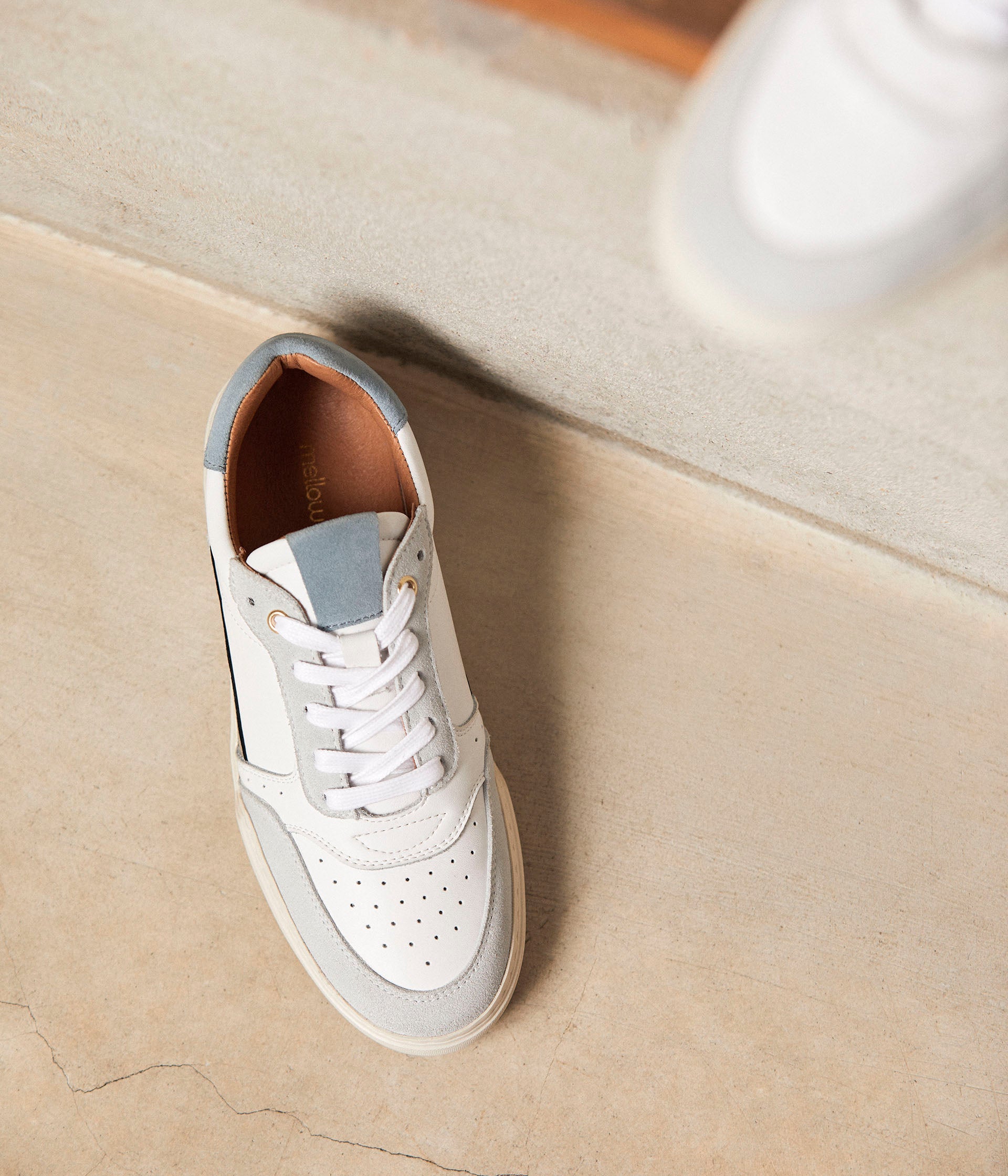 Baskets gris bleu Tao