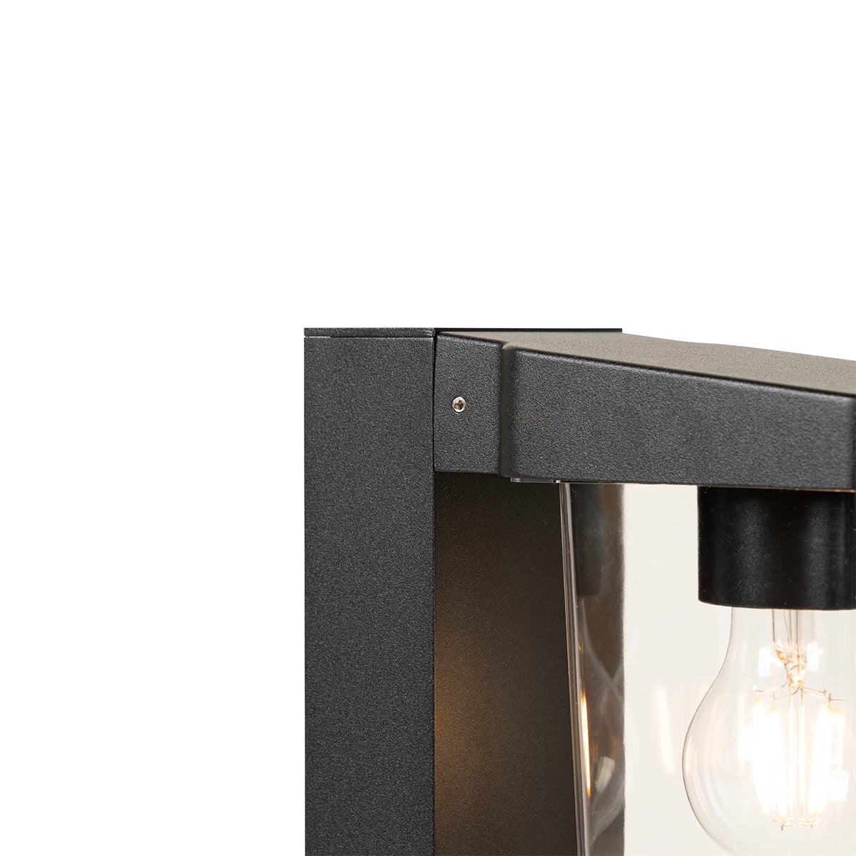 Moderne staande buitenlamp, zwart, 60 cm, IP54 - Chimay