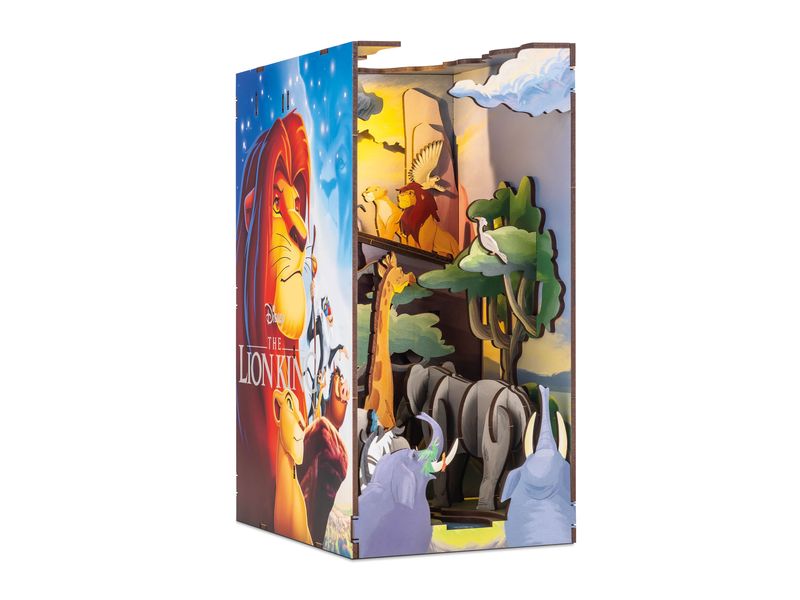 Revell Bausatz Disney The Lion King Zauberhafte Miniaturwelt mit LED-Beleuchtung für Ihr Bücherregal