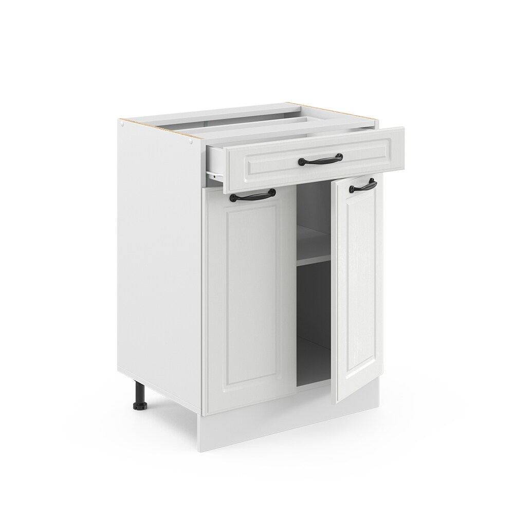 Vicco Schubunterschrank 60 cm Weiß Küchenschrank Unterschrank Küchenzeile R-Line
