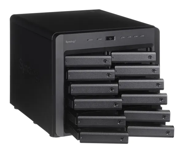 Synology Disk Station DS2422  - NAS-server - 12 bays - SATA 3Gb/s - RAID 0, 1, 5, 6, 10, JBOD - RAM 4 GB - Gigabit Ethernet - iSCSI support