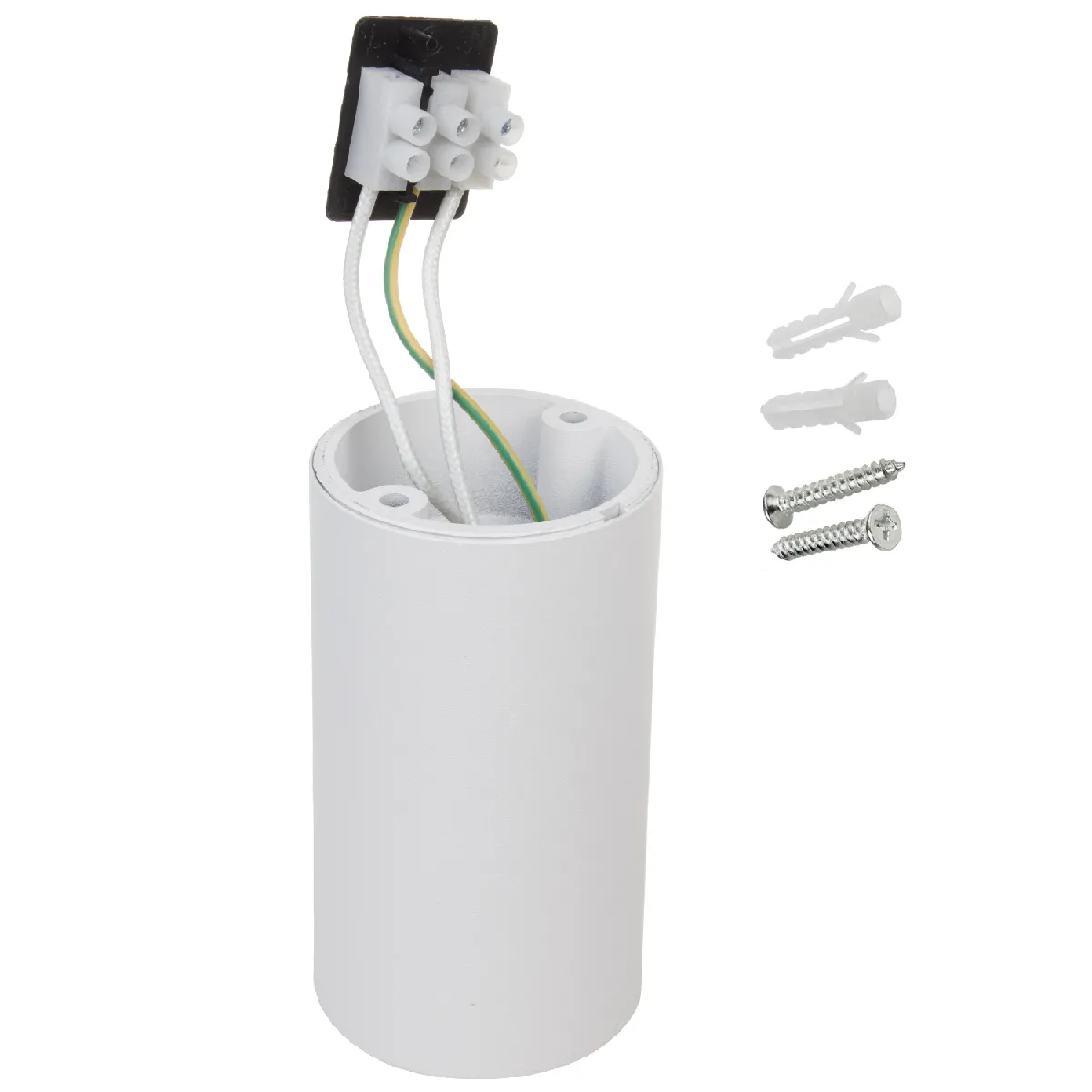 MACLEAN Luminaire de surface aluminium blanc/or