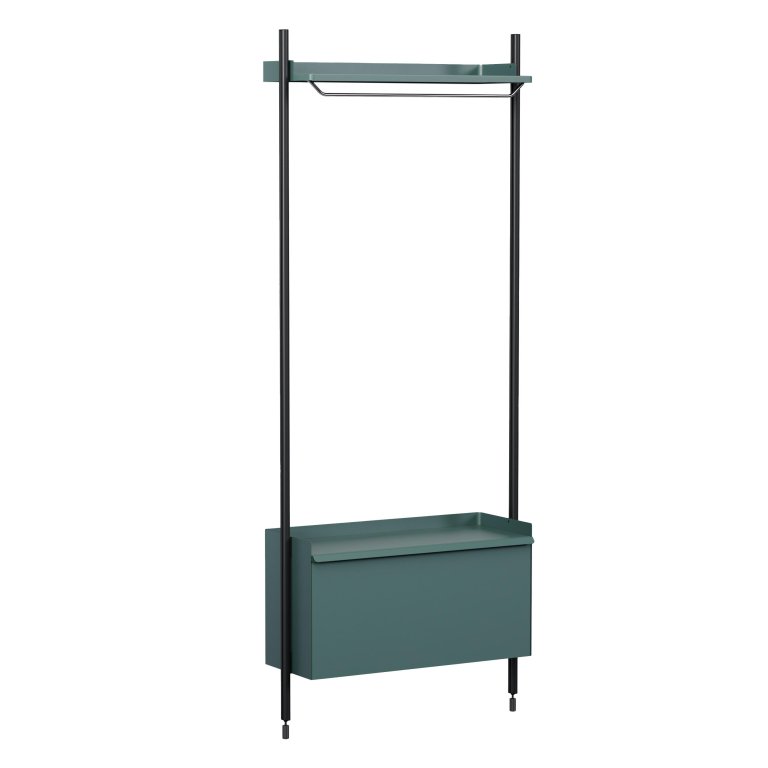 Hay Pier System 1001 wandkast Blue Black