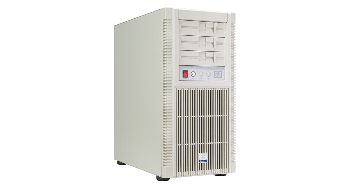 SilverStoneFLP02 midi tower behuizing  (Wit | 2x USB-A | 1x USB-C)