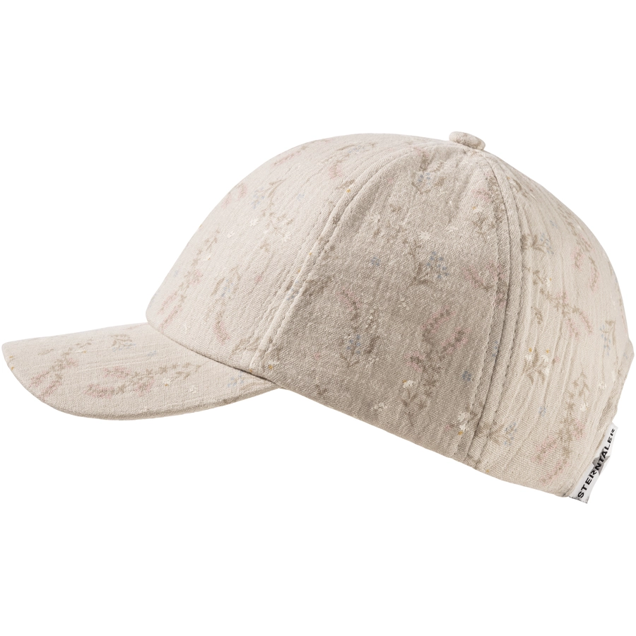Sterntaler Baseball-Cap Blümchen beige