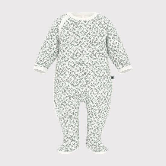 Pyjama bébé en coton fleuri   de               Petit Bateau