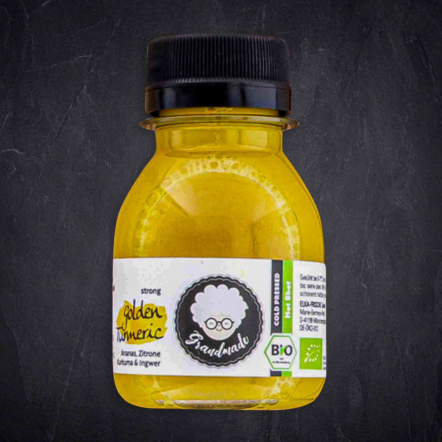 GRANDMADE BIO Ingwer Shot Volcano mit Kurkuma