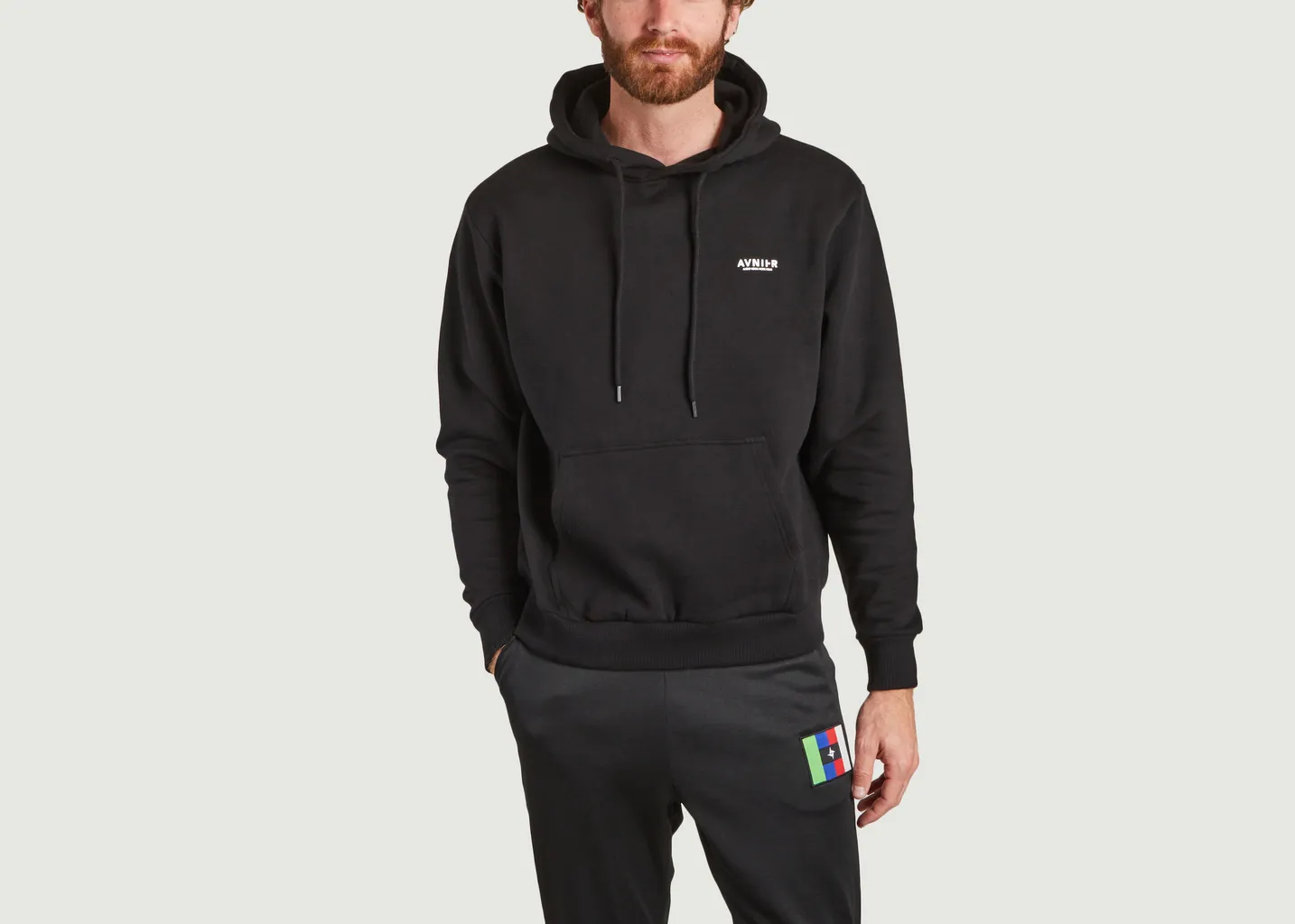 Hoodie Onset Black Vertical V2 AVNIER