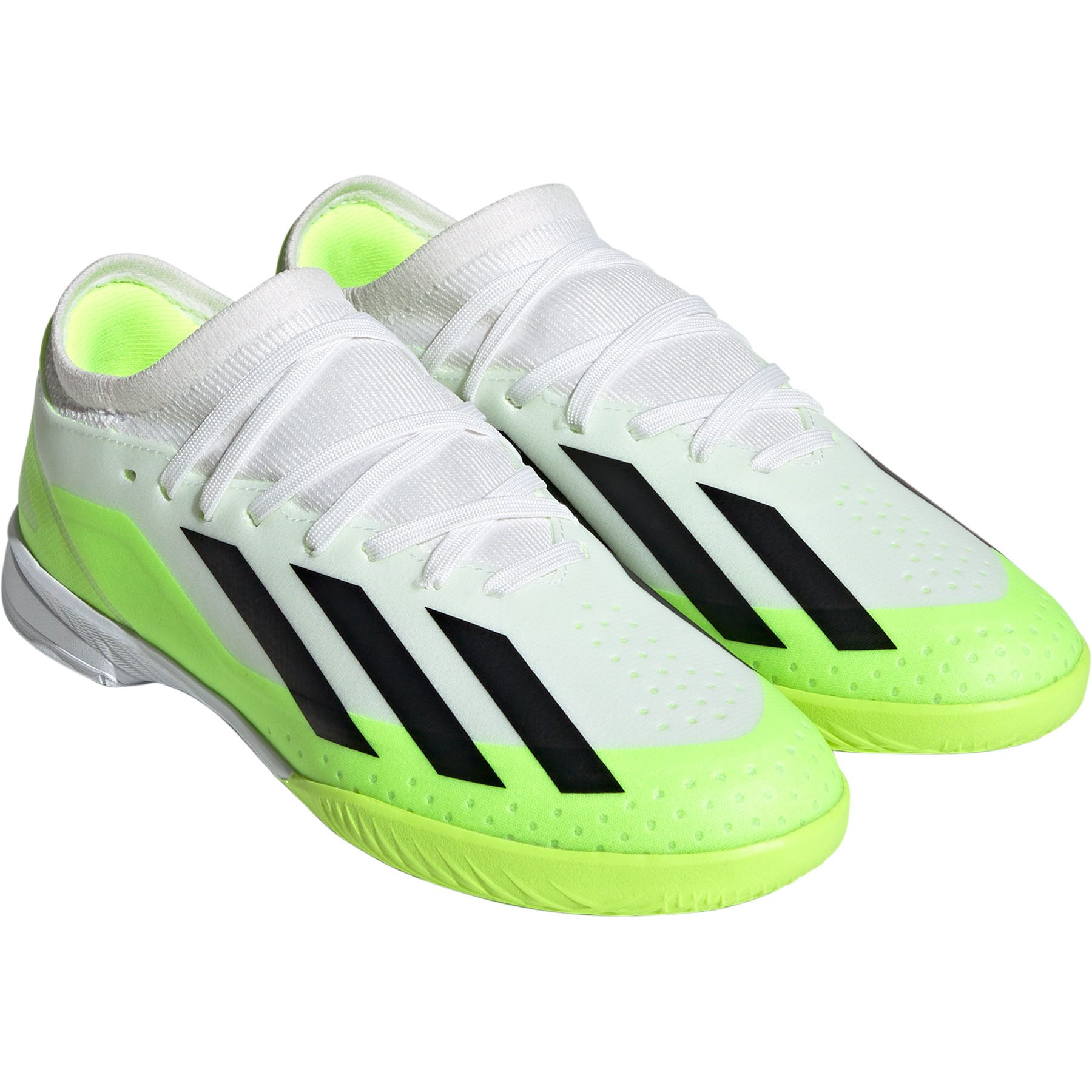 adidas X Crazyfast.3 IN Fußballschuhe Kinder football white
