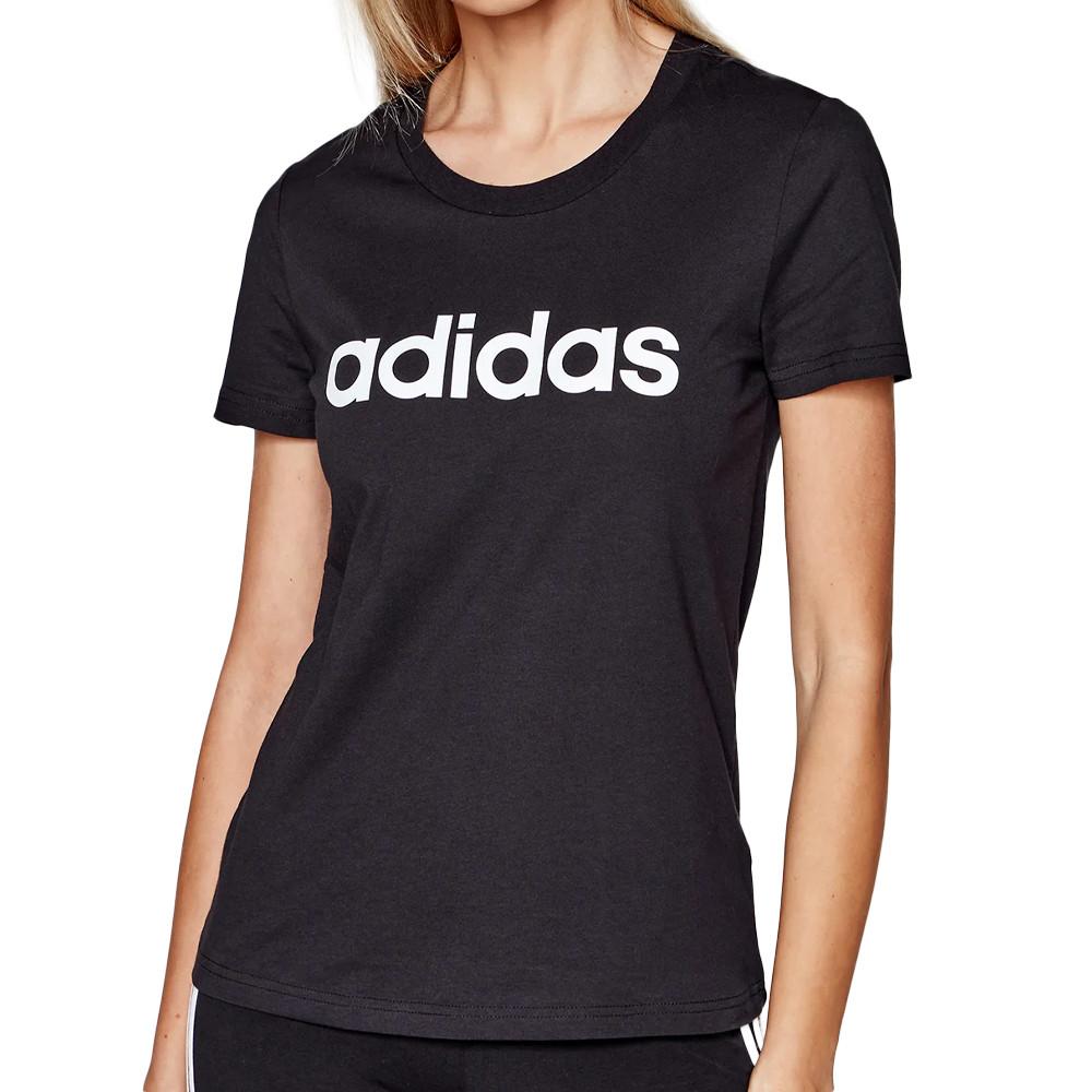 Adidas T-shirt Noir Femme Adidas Lin