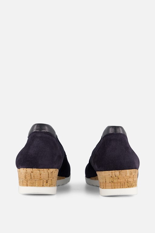 Feyn Ellie 08 Instappers blauw Suede