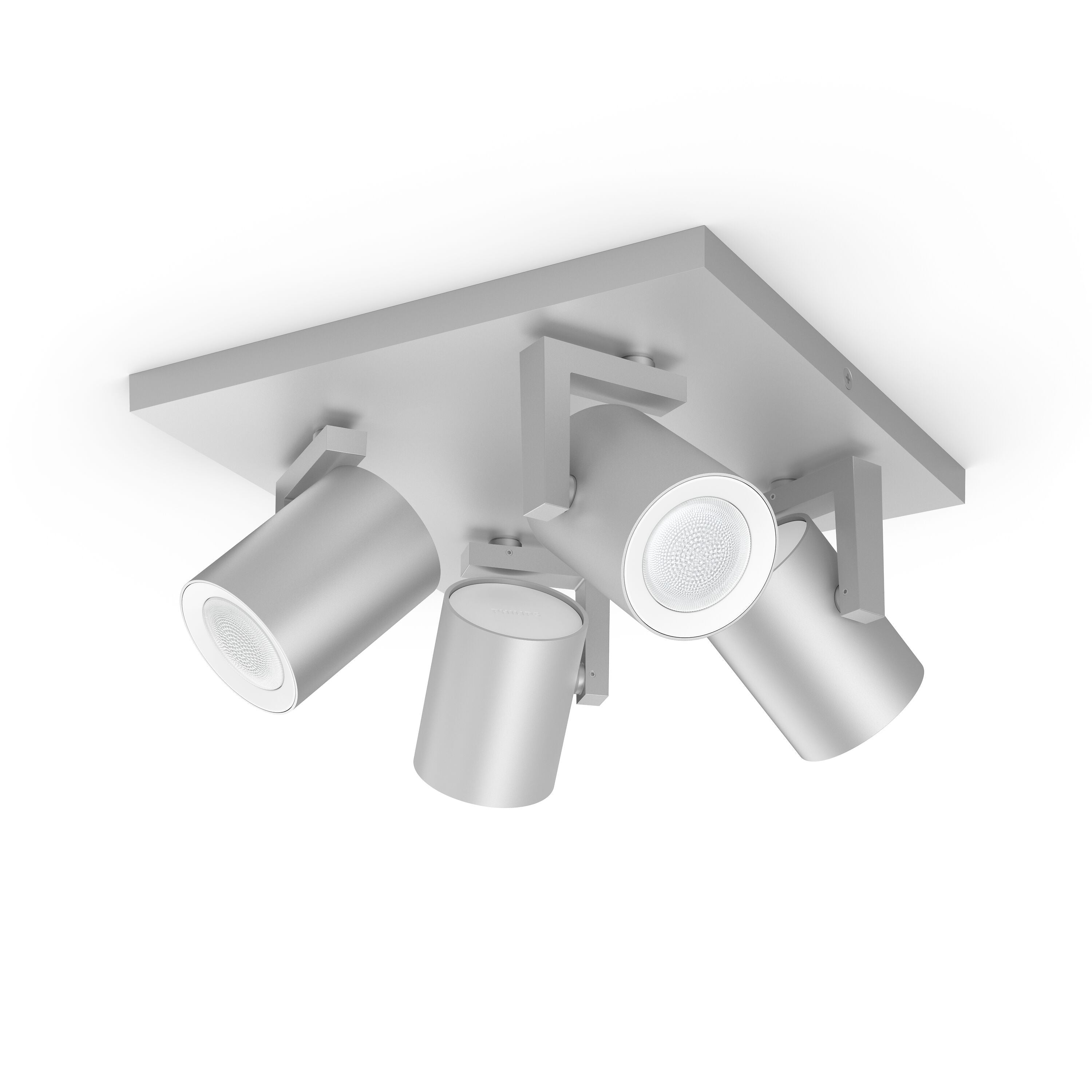 LE_HUE WACA Spot Argenta 1flg Aluminium - Silberfarbig / B: 24.0 cm x H: 10.8 cm