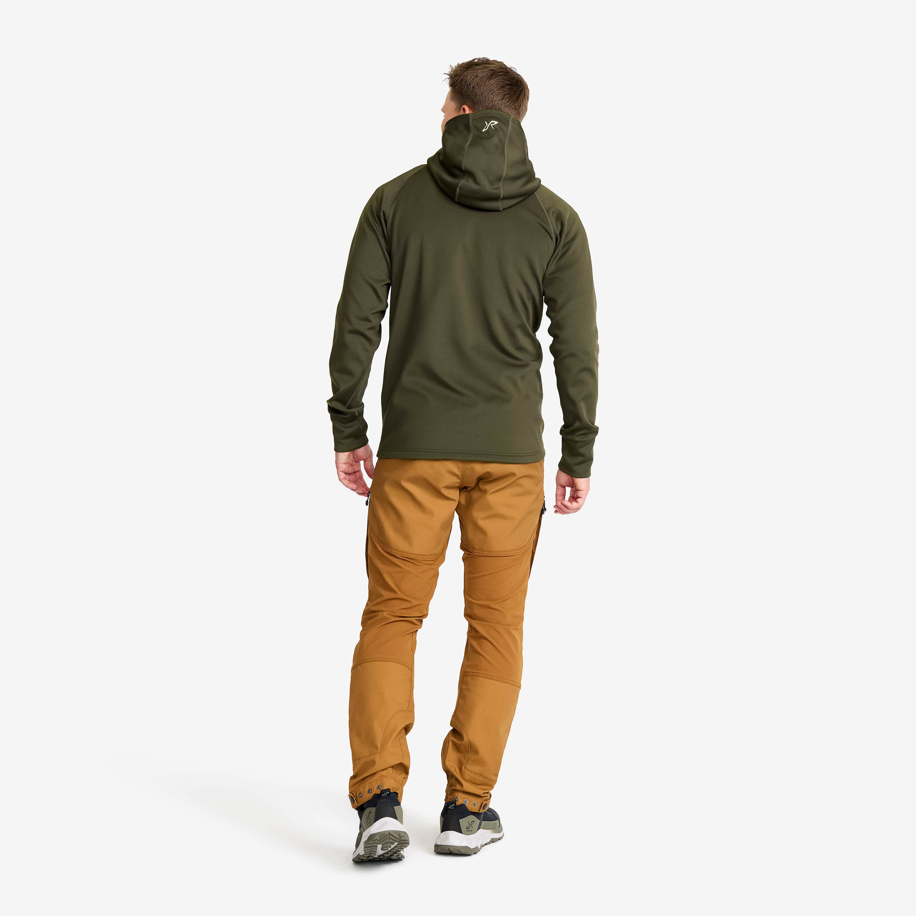 Evolution Stretch Fleece Hoodie Herre Forest Night