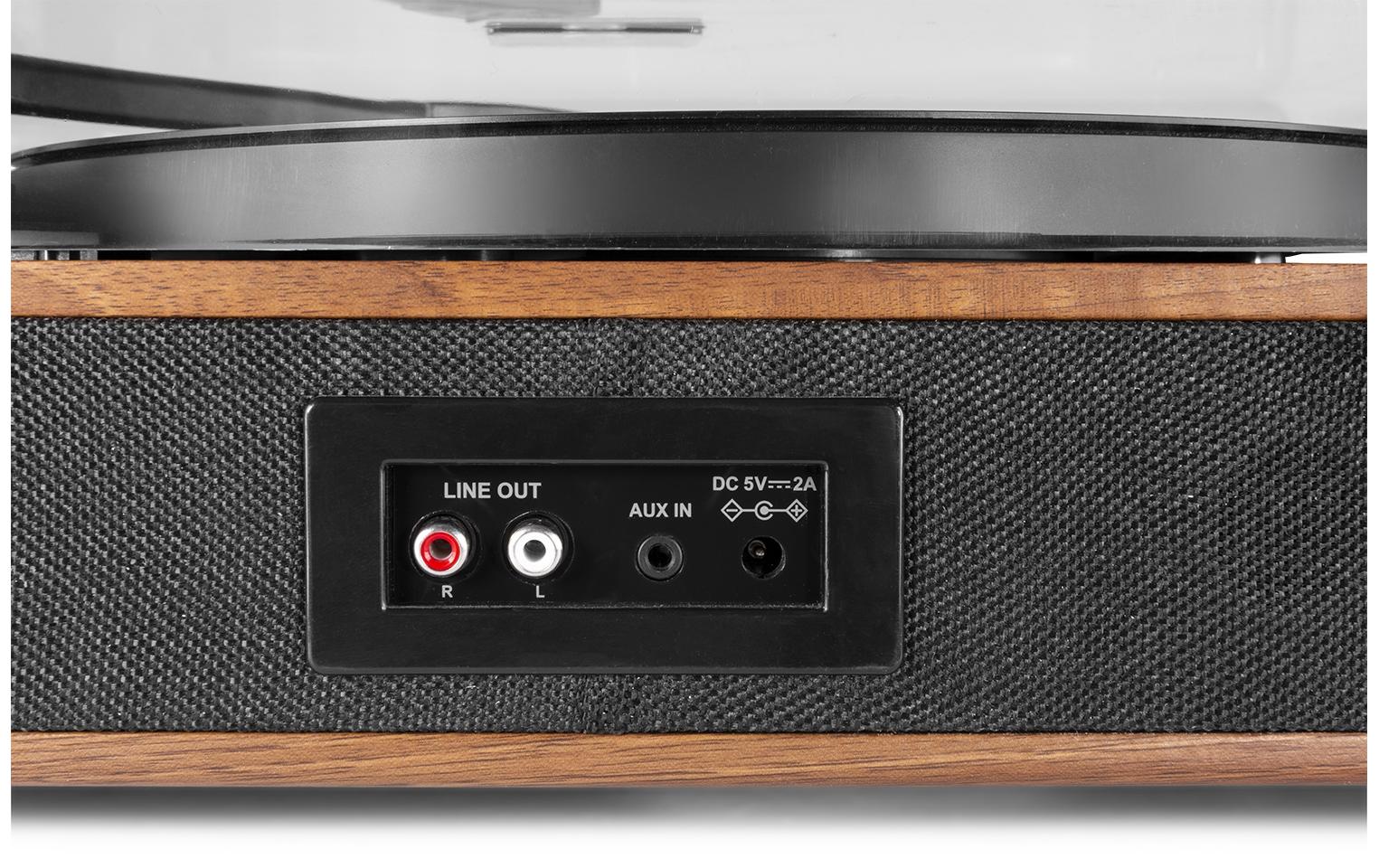 Plattenspieler mit Bluetooth RP162 Braun<br>Retro Plattenspieler mit Bluetooth