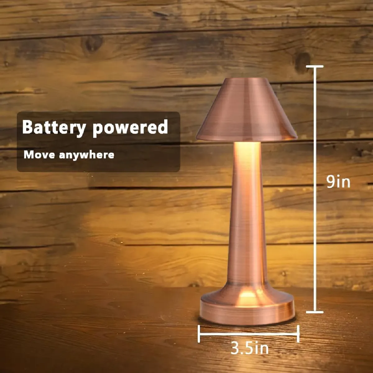 Lampe de chevet tactile - Rose