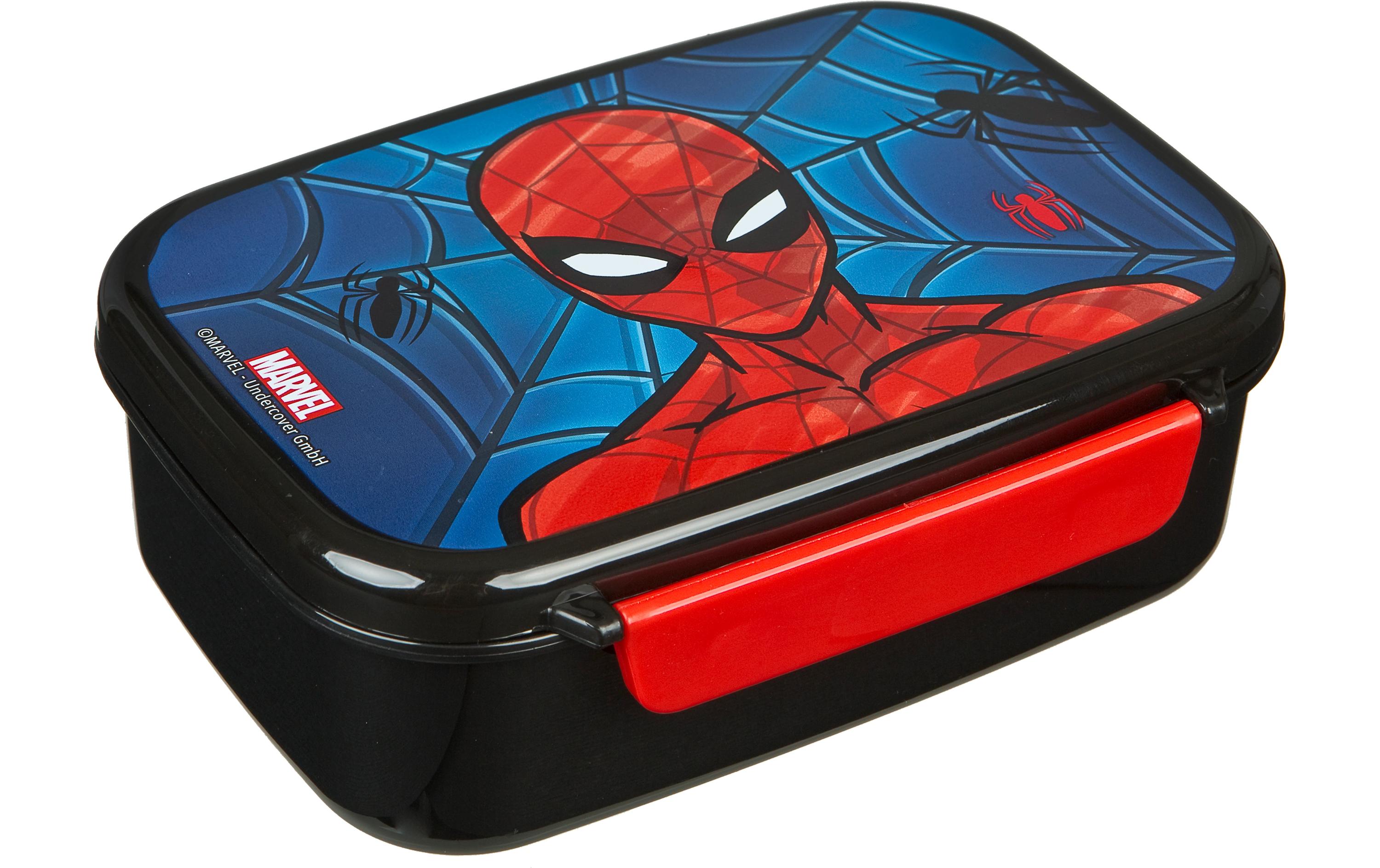 Lunchbox Spiderman Rot/SchwarzBrotzeitdose