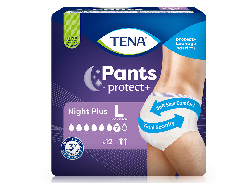 CUECAS INCONTINÊNCIA TENA NIGHT PLUS L 12 UN