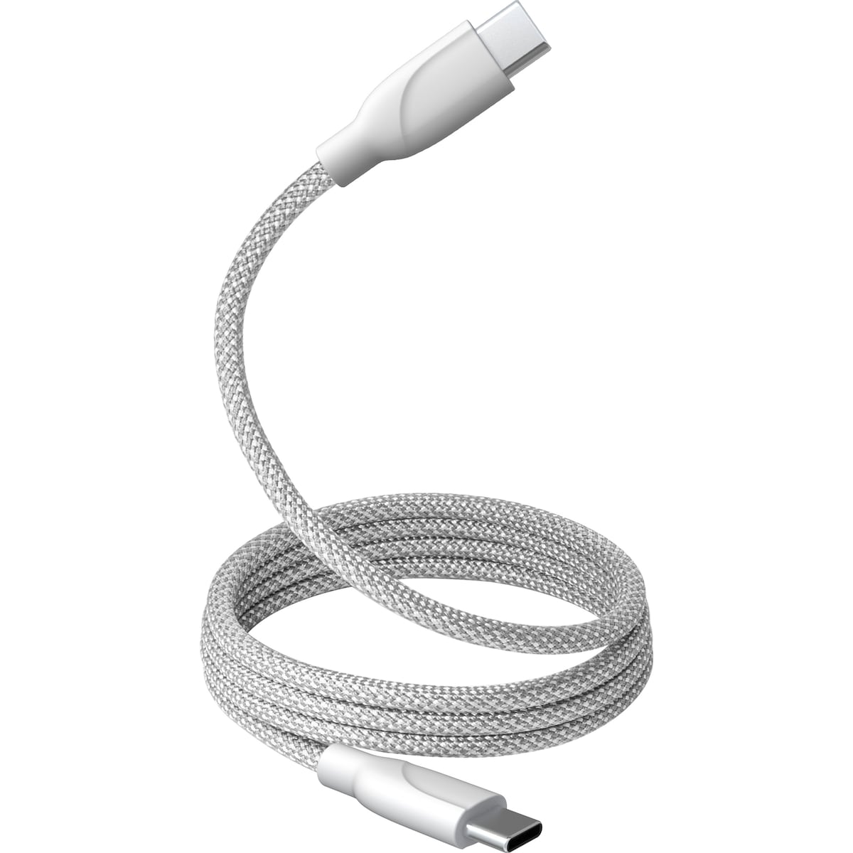 Sandstrøm magnetisk USB-C til USB-C kabel 1 m (grå)
