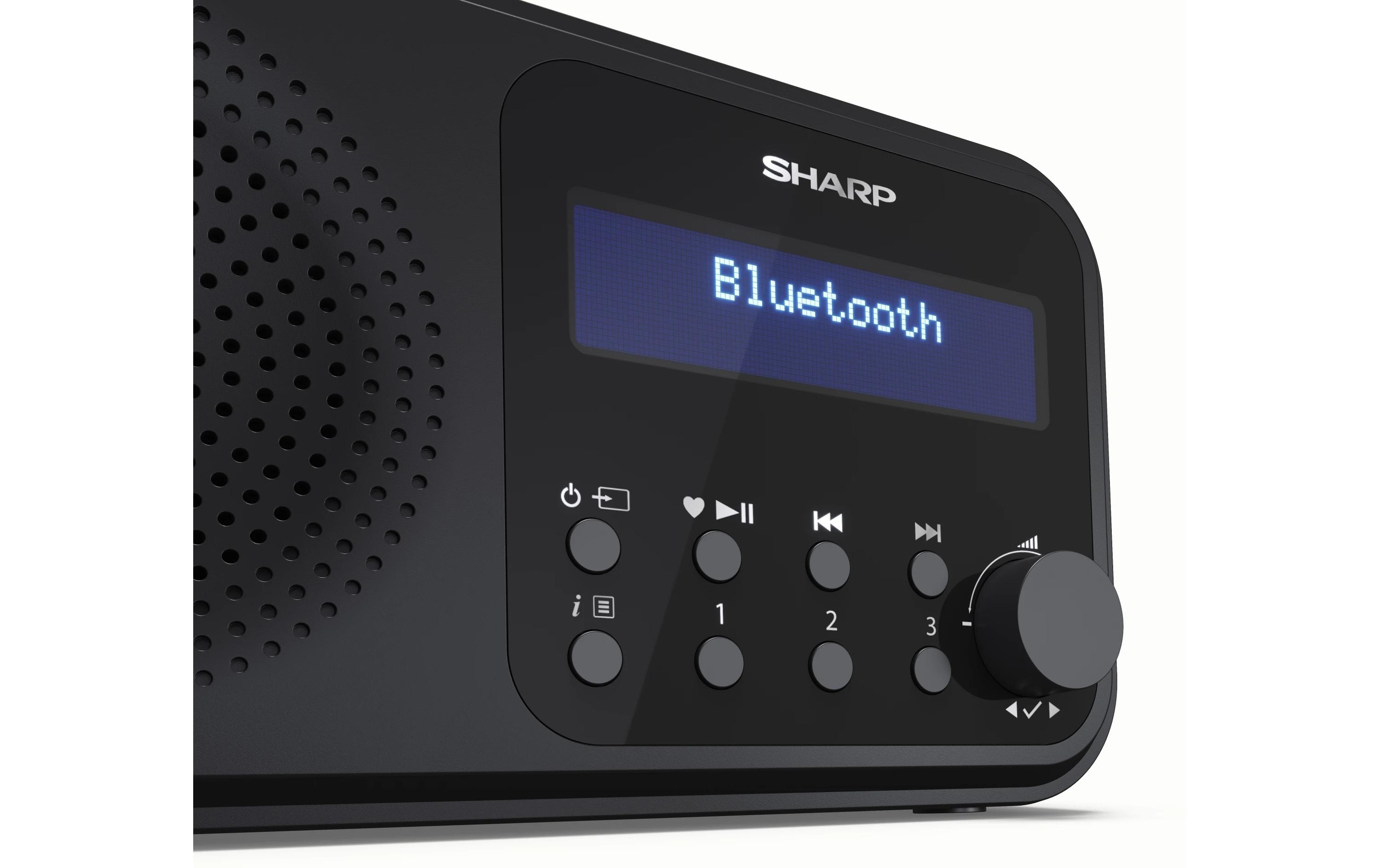 DAB+ Radio DR-P420 – SchwarzTragbares Digitalradio mit Bluetooth