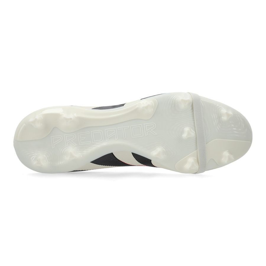 adidas Predator League Fold-over Tongue FG/AG Champagne - Blanc/Noir/Pure Ruby