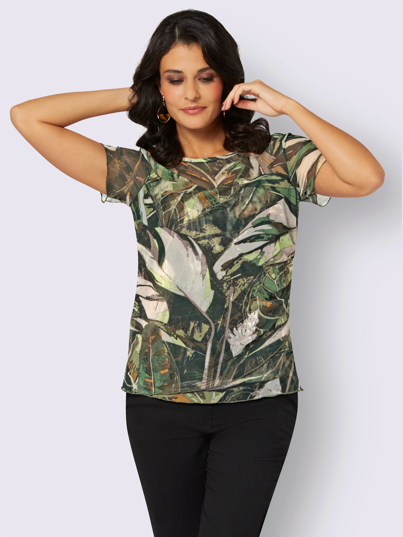 T-shirt doublé