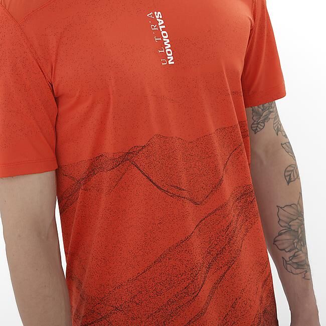 SALOMON - T-SHIRT MC S-LAB ULTRA TEE AOP M