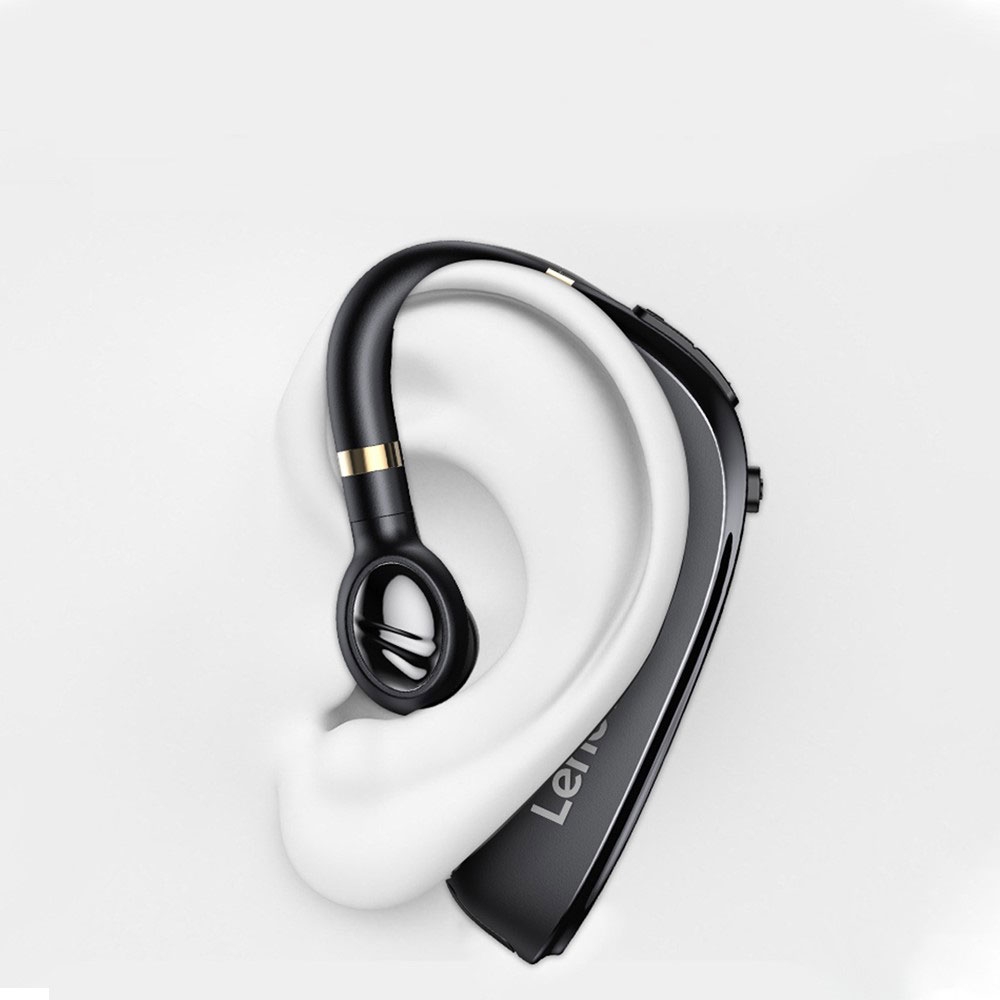 HX106 Bluetooth 5.0 In-Ear Business Headset Kopfhörer Hook Design - Schwarz