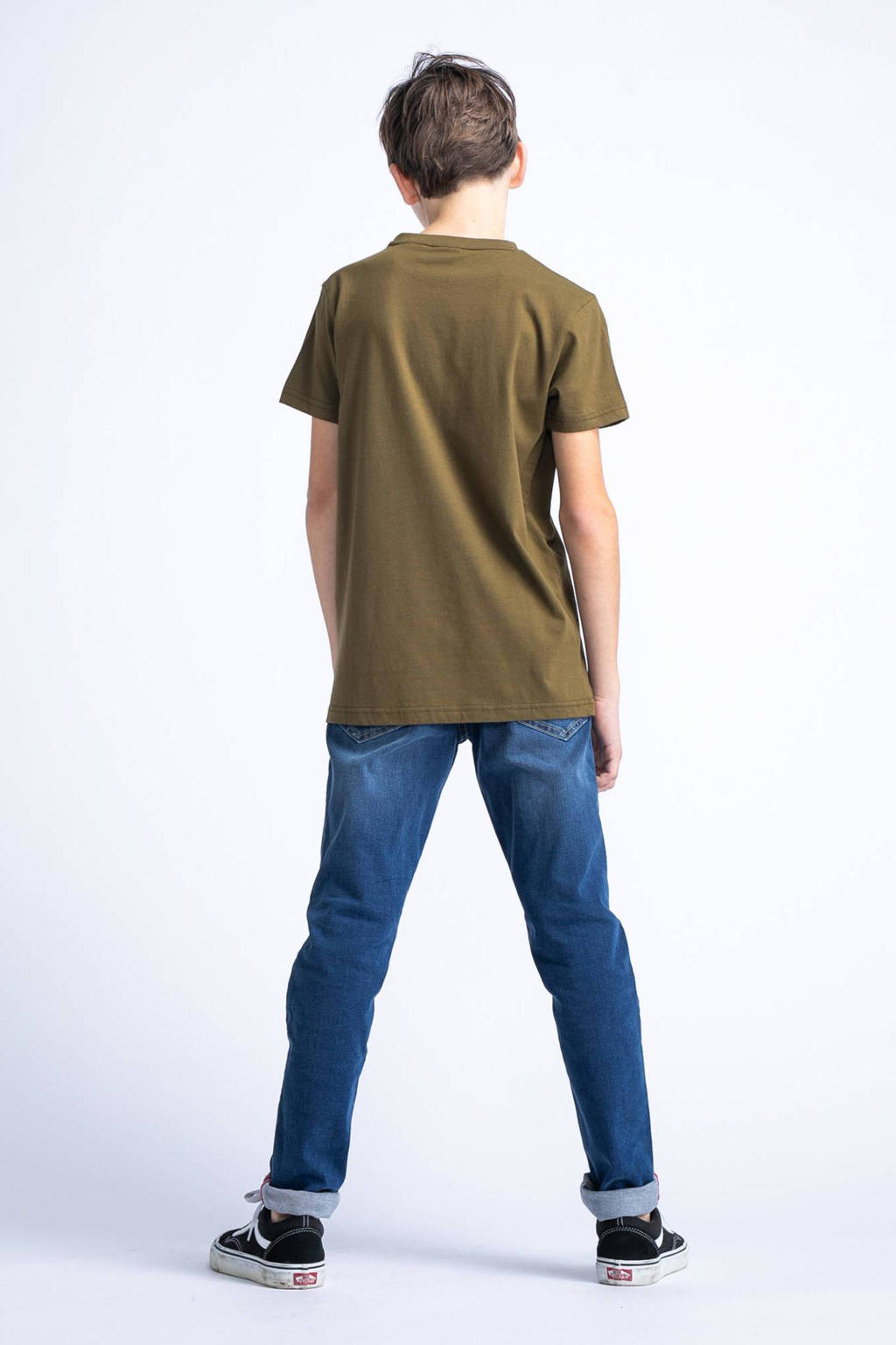 Petrol Industries T-shirt mosgroen