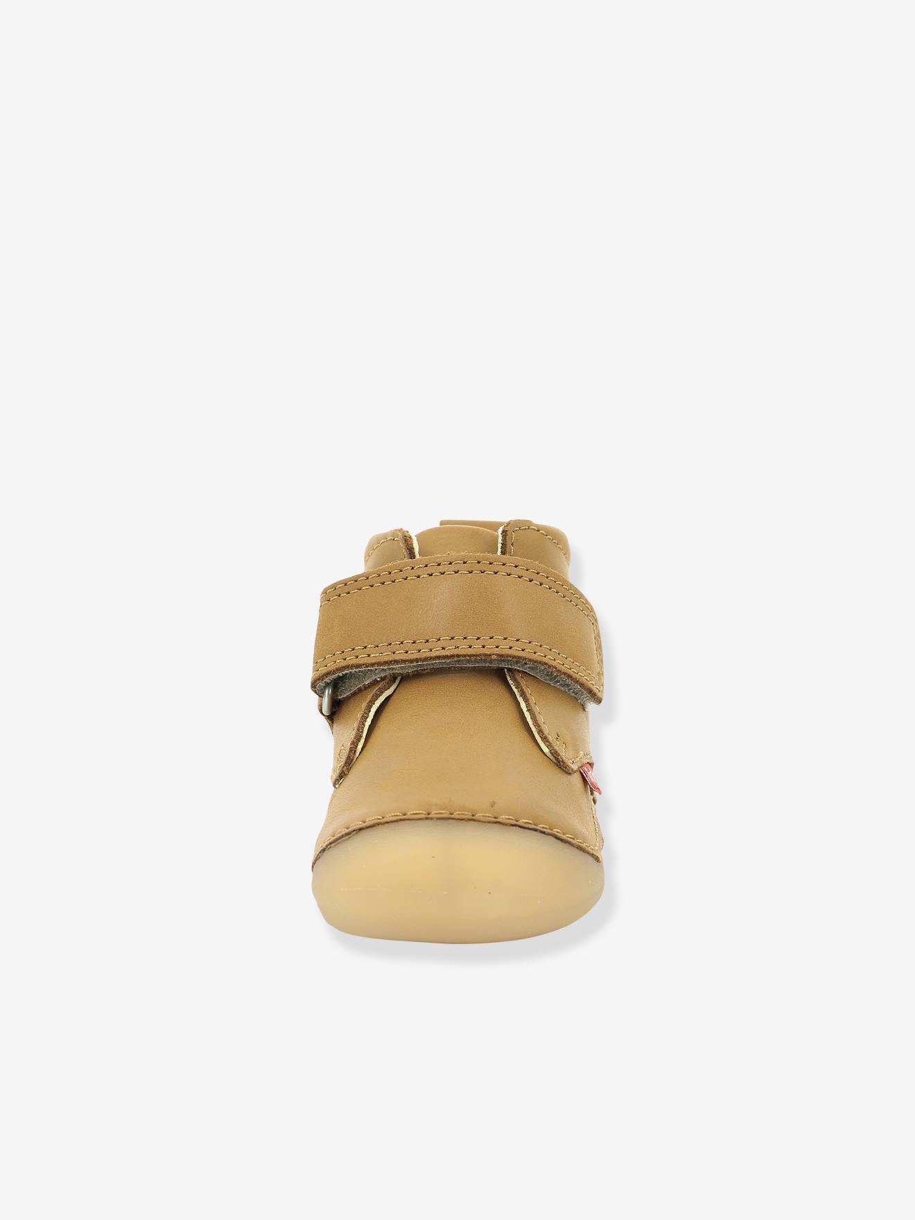 Sabio KICKERS® Botinhas de Couro para Bebê Primeiros Passos Tinta