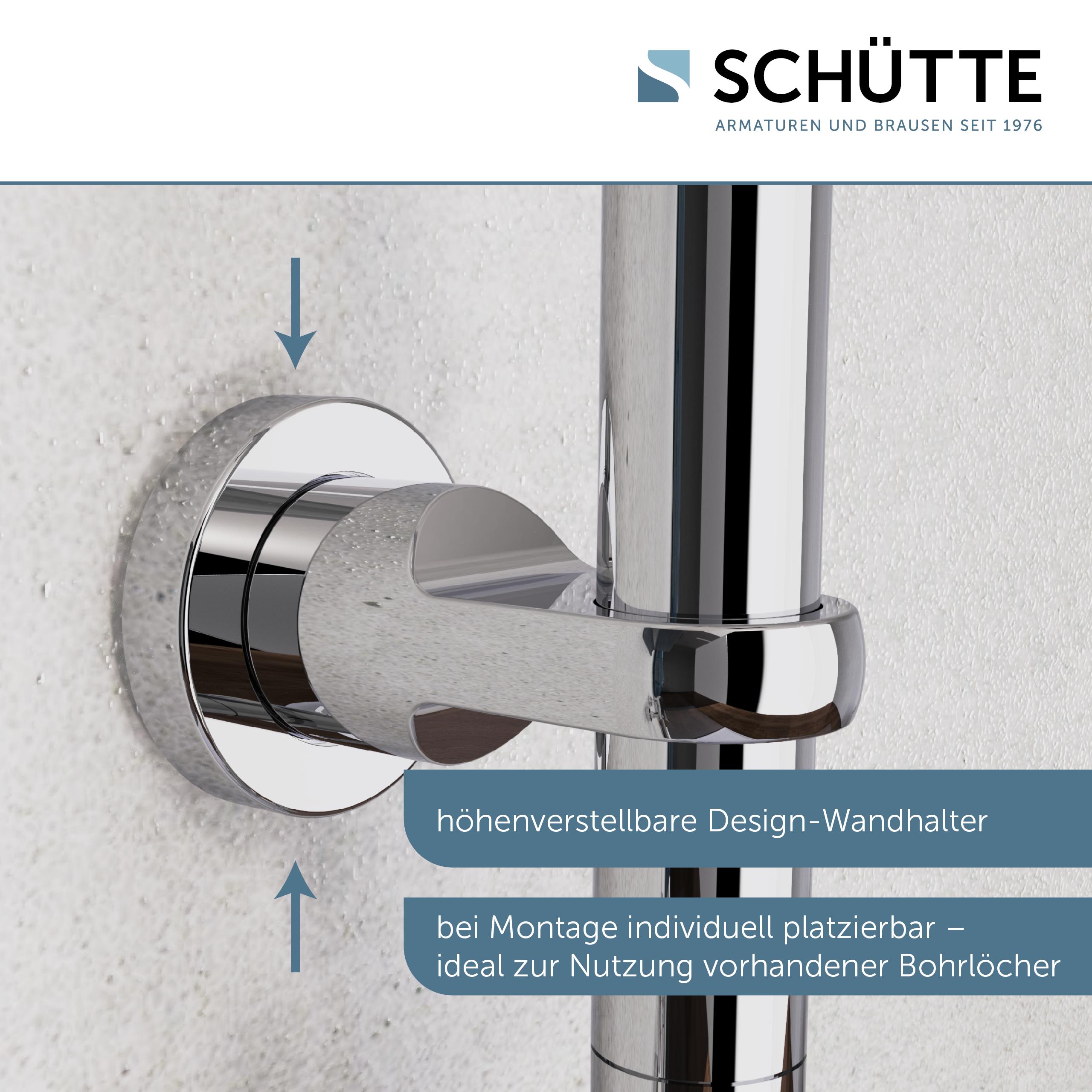 SchütteDuschset MALLORCA Regendusche ohne Armatur Chrom