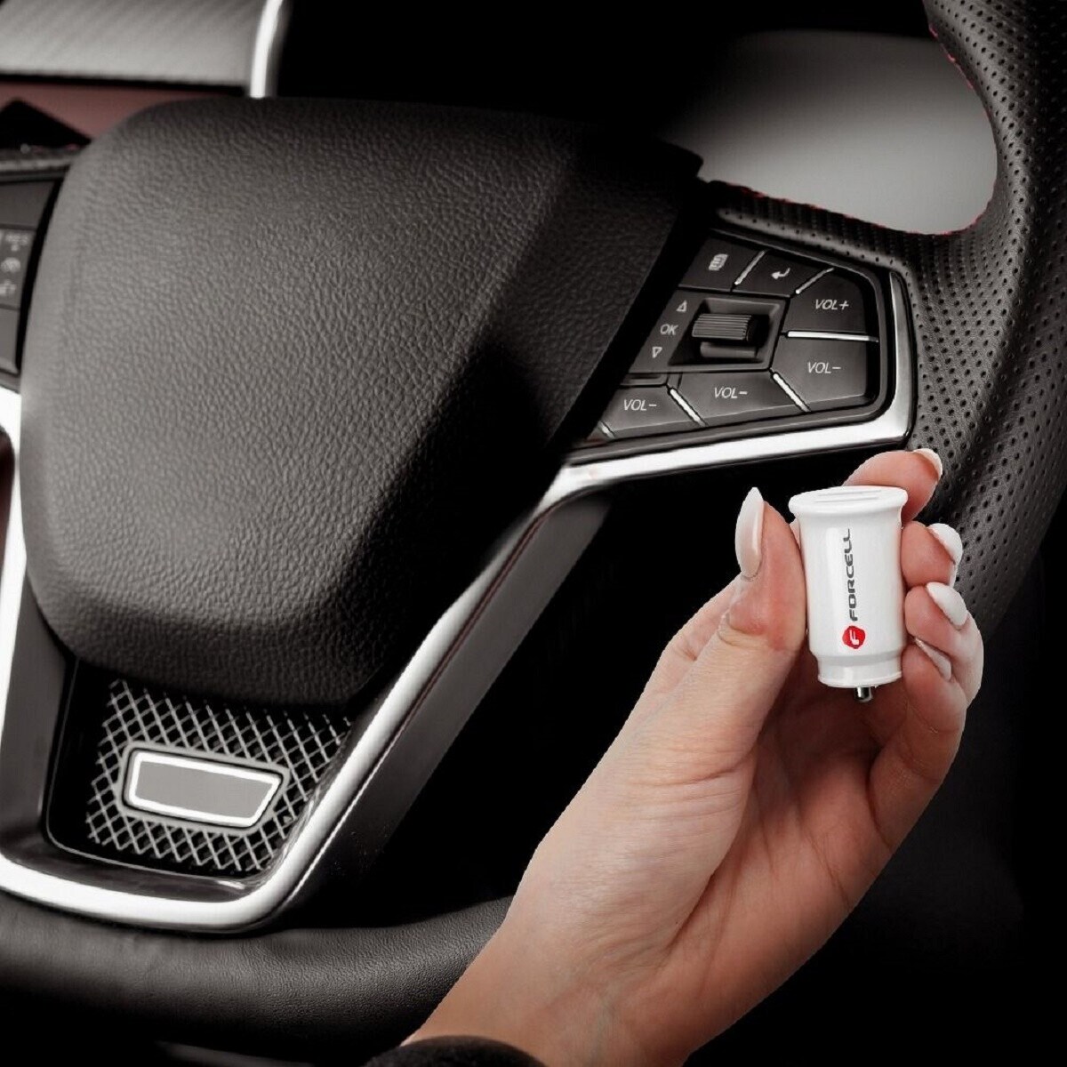 KFZ-Ladegerät Auto-Ladegerät Mini 2x USB-Anschluss 3,1A CC-S