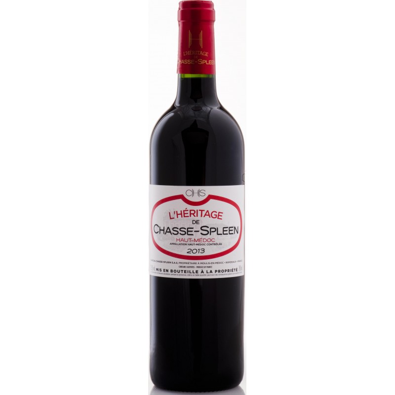 L'HERITAGE DE CHASSE SPLEEN 2016 - Haut-Médoc - par Carton de 6 Magnums 150 cl