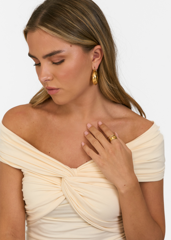 Jade ring goud
