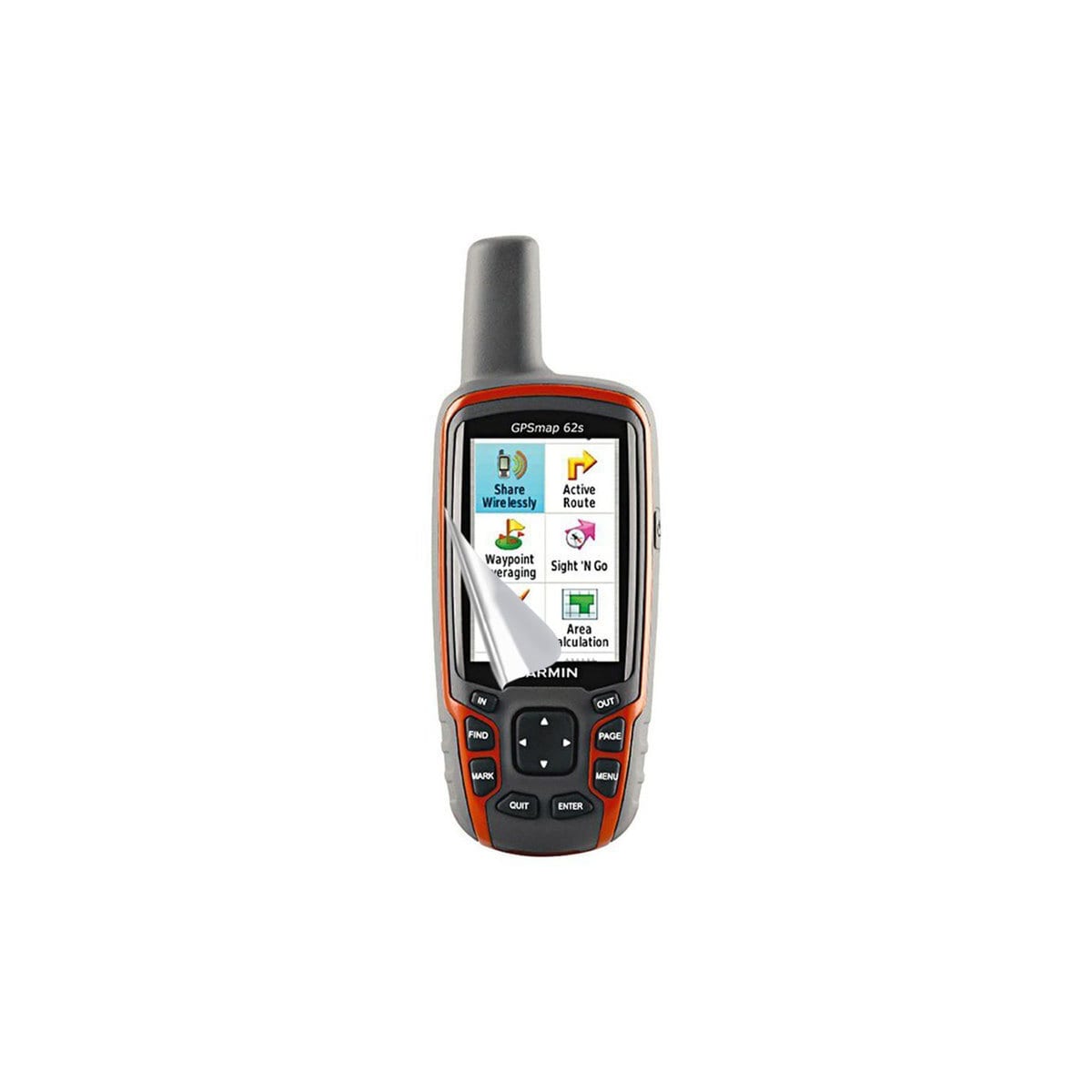 2-Pak Skjermbeskytter PET film Garmin GPSMAP 62s