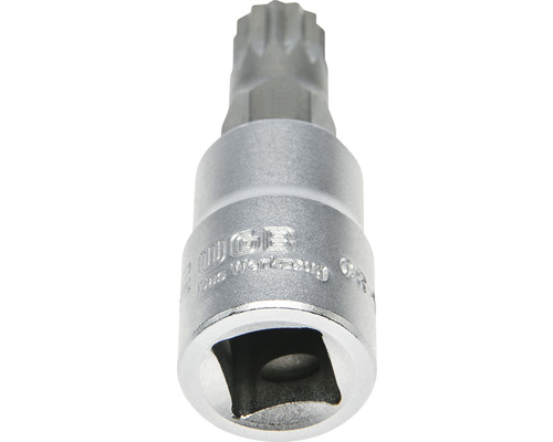Dopsleutelset met spline XZN bit-inzetstukken WGB 8-delig.