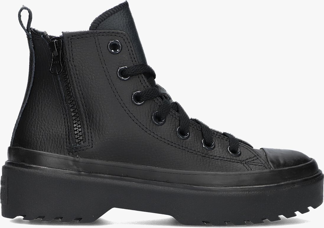 CONVERSE zwarte converse hoge sneaker chuck taylor all star lugged lift platform