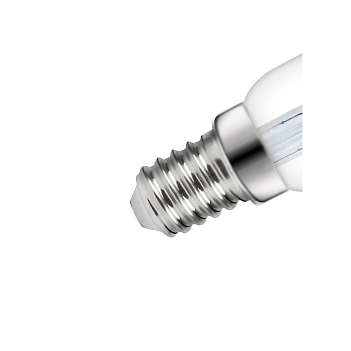 Lot 2 ampoules LED à filament T25 E14 136lm 1W = 15W Ø2.5cm Diall blanc chaud