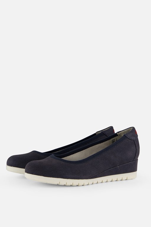 S.Oliver Instappers blauw Synthetisch