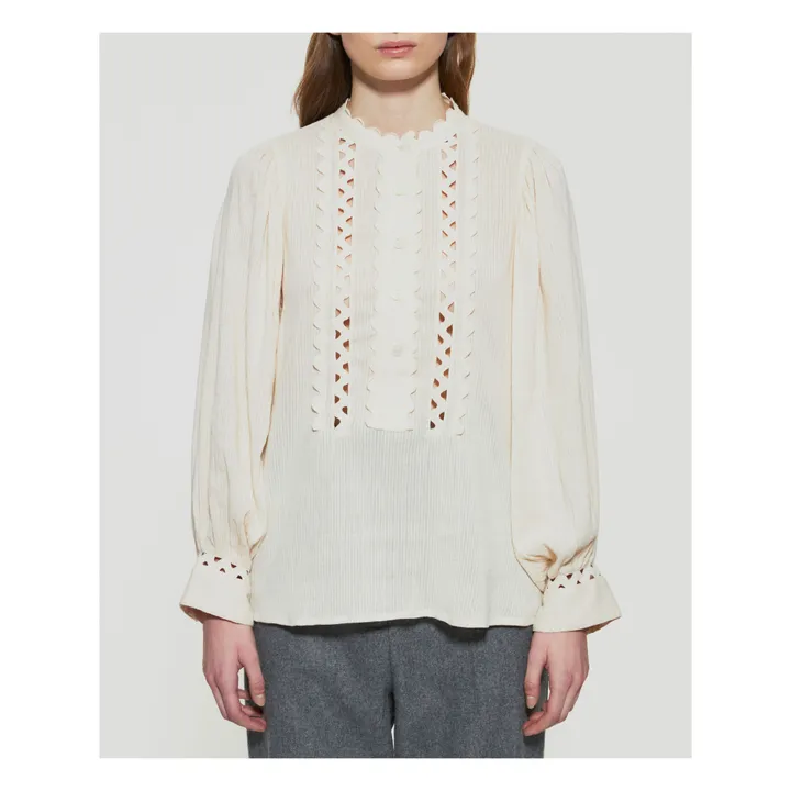Antik Batik Blouse Aya | Crème