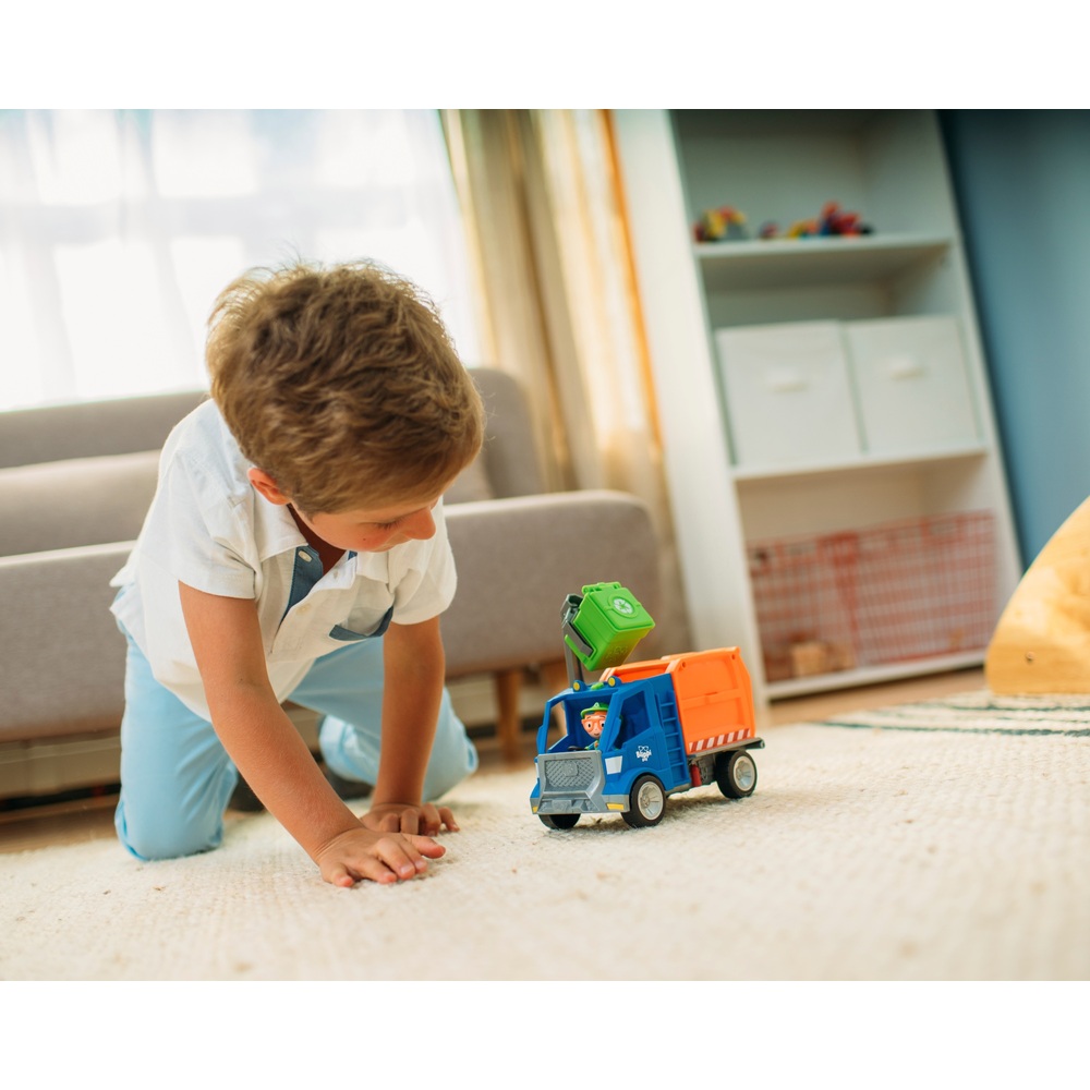 Blippi-Recycling-LKW mit Blippi-Spielfigur